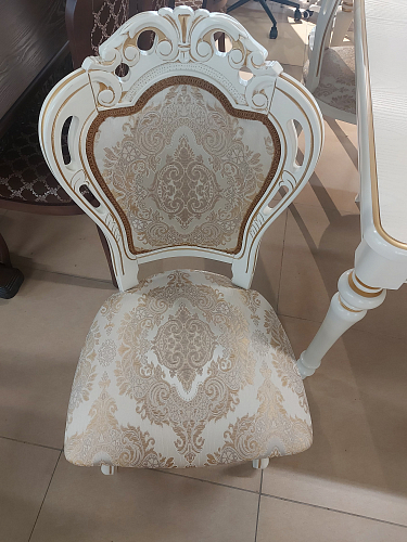 Стул Bronte вишня / бежевый с патиной из шоурума 3